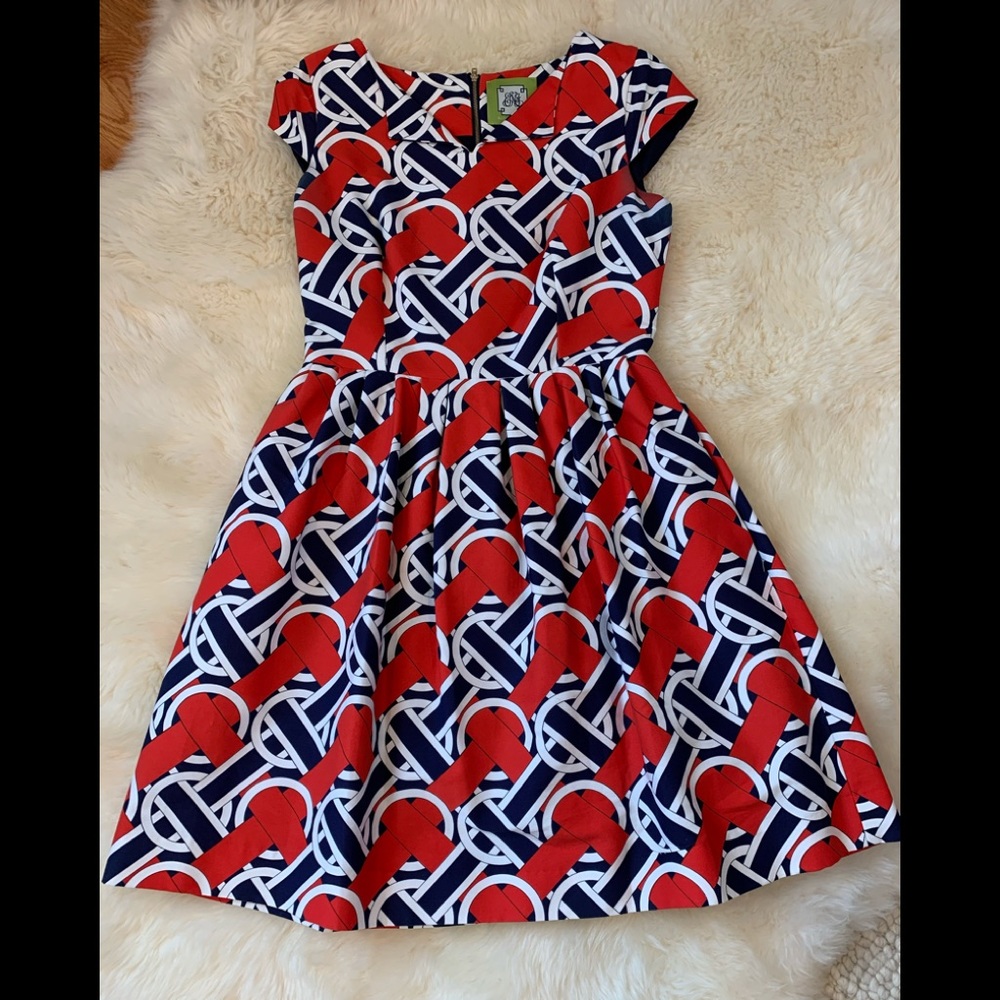 Beautiful Elizabeth McKay Patriotic Dress!